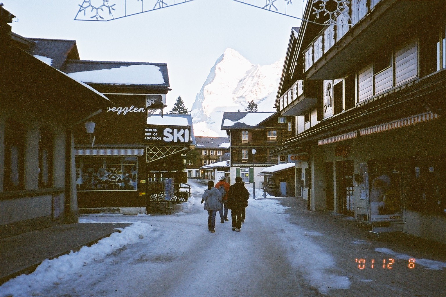 Mürren village, Switzerland. 2001.
